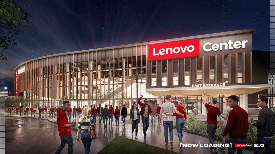 Lenovo Center photos of planned renovations, upgrades | Raleigh News